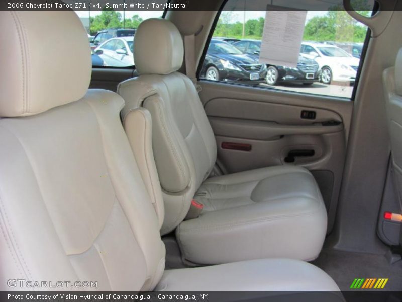 Summit White / Tan/Neutral 2006 Chevrolet Tahoe Z71 4x4
