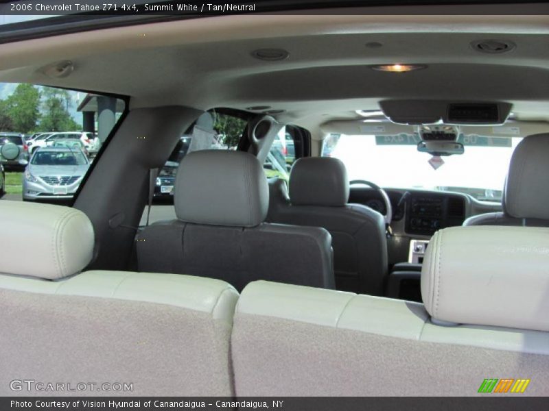 Summit White / Tan/Neutral 2006 Chevrolet Tahoe Z71 4x4