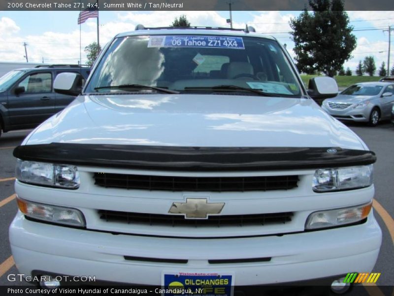 Summit White / Tan/Neutral 2006 Chevrolet Tahoe Z71 4x4