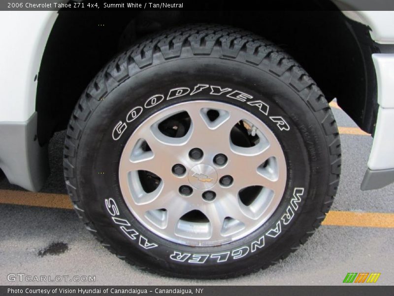 Summit White / Tan/Neutral 2006 Chevrolet Tahoe Z71 4x4
