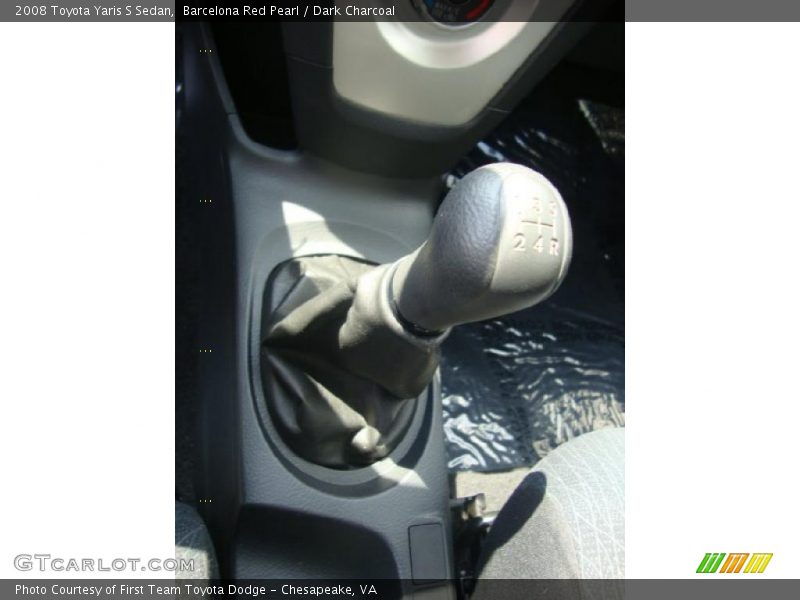Barcelona Red Pearl / Dark Charcoal 2008 Toyota Yaris S Sedan