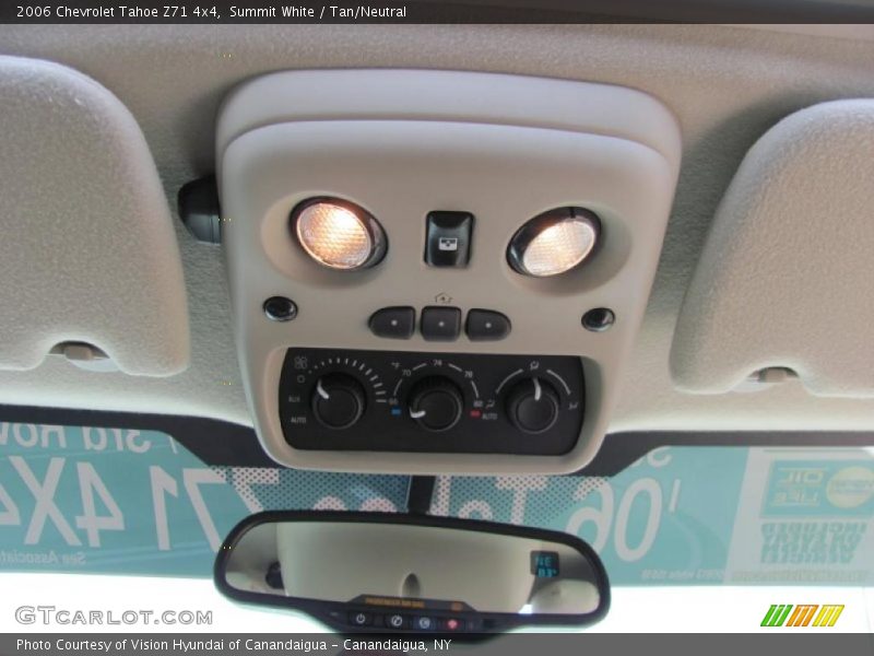 Summit White / Tan/Neutral 2006 Chevrolet Tahoe Z71 4x4