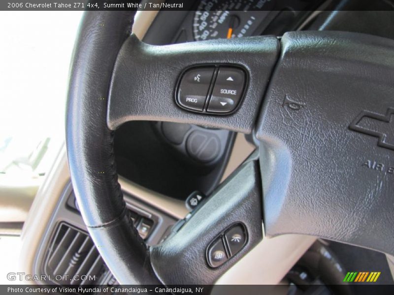 Summit White / Tan/Neutral 2006 Chevrolet Tahoe Z71 4x4