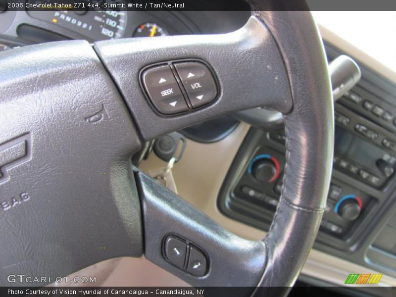 Summit White / Tan/Neutral 2006 Chevrolet Tahoe Z71 4x4