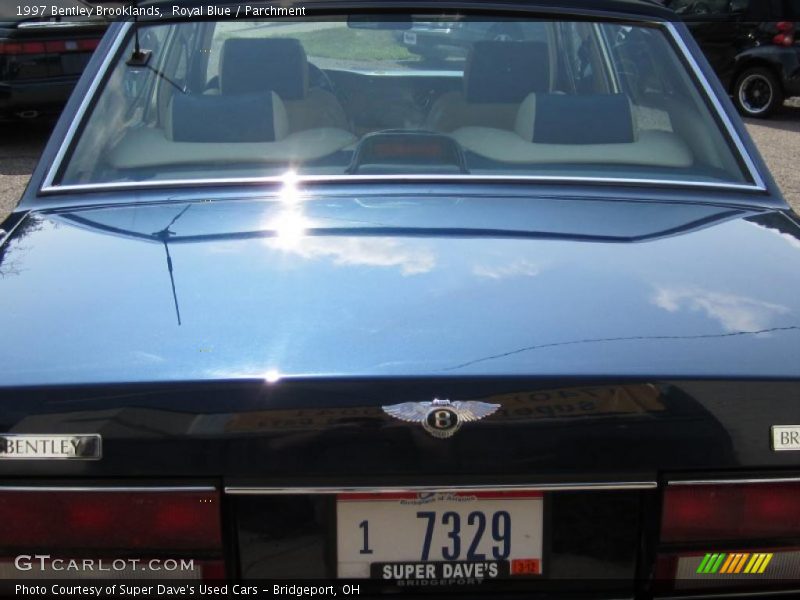 Royal Blue / Parchment 1997 Bentley Brooklands