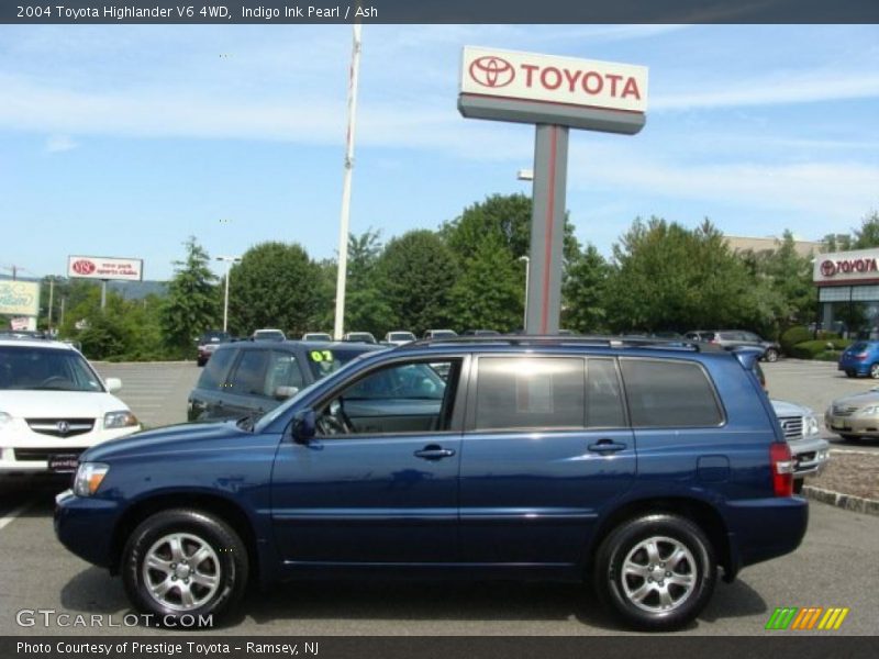Indigo Ink Pearl / Ash 2004 Toyota Highlander V6 4WD