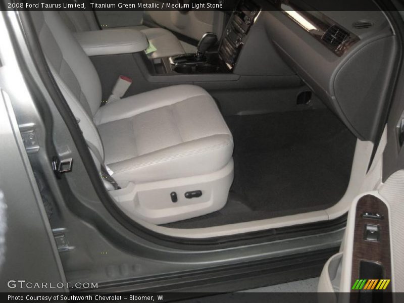 Titanium Green Metallic / Medium Light Stone 2008 Ford Taurus Limited
