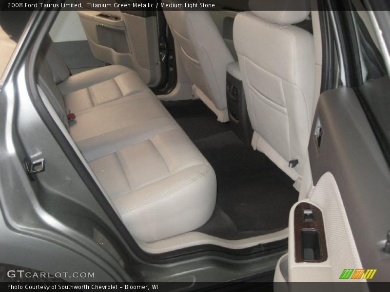 Titanium Green Metallic / Medium Light Stone 2008 Ford Taurus Limited