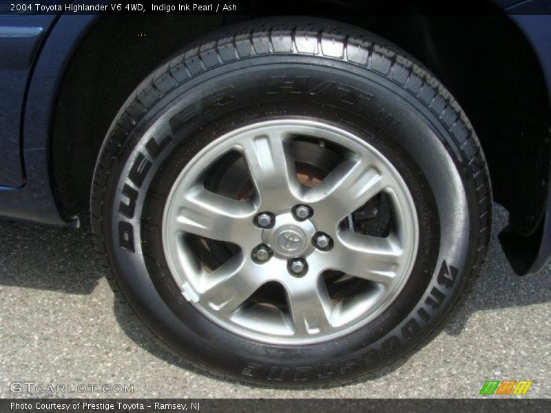 Indigo Ink Pearl / Ash 2004 Toyota Highlander V6 4WD
