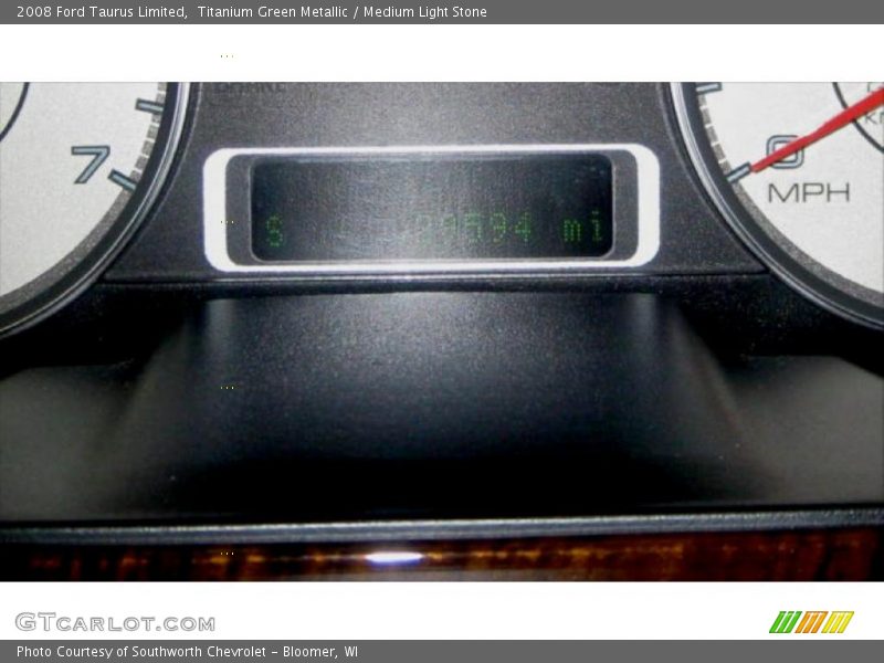Titanium Green Metallic / Medium Light Stone 2008 Ford Taurus Limited