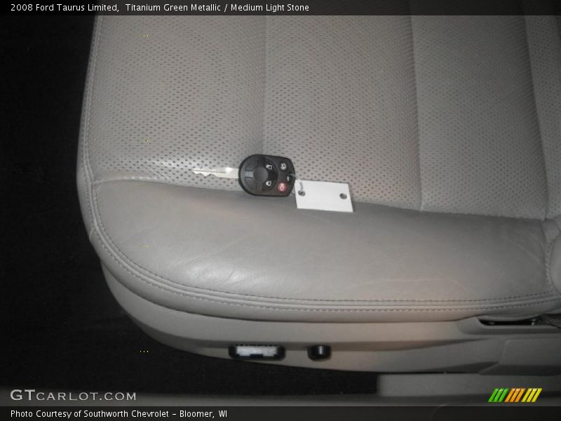 Titanium Green Metallic / Medium Light Stone 2008 Ford Taurus Limited
