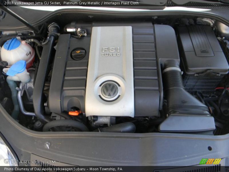 Platinum Grey Metallic / Interlagos Plaid Cloth 2007 Volkswagen Jetta GLI Sedan