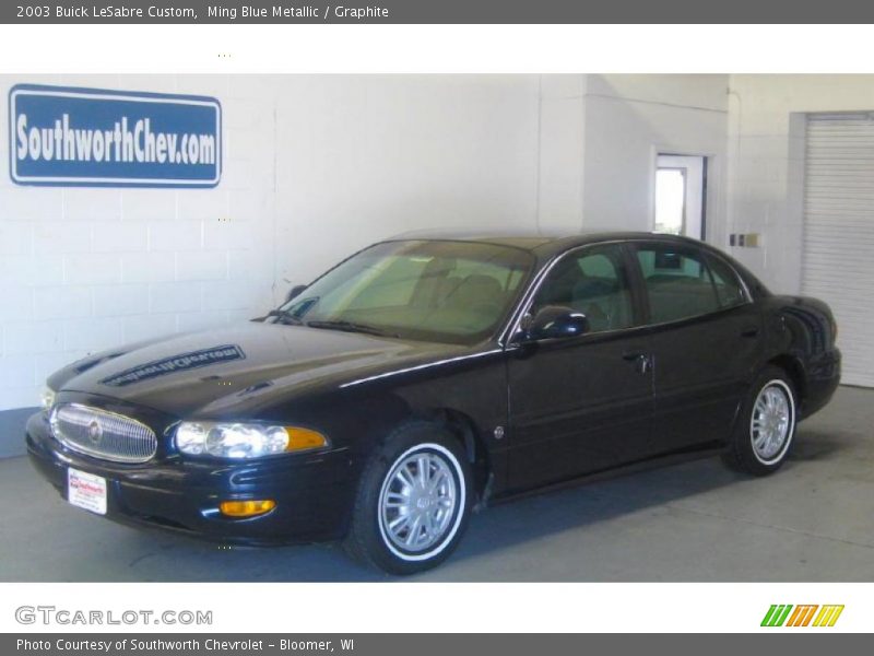 Ming Blue Metallic / Graphite 2003 Buick LeSabre Custom