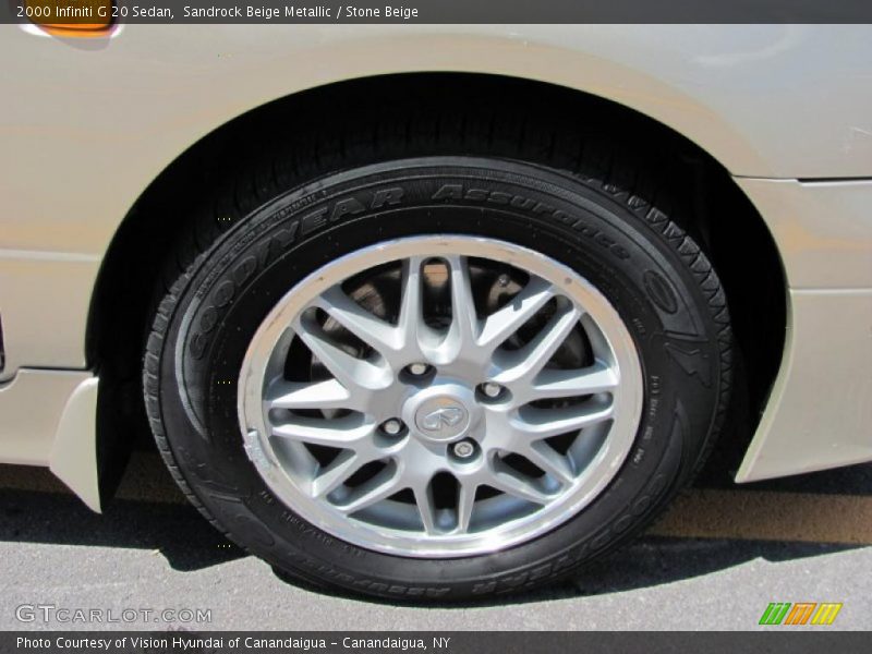 Sandrock Beige Metallic / Stone Beige 2000 Infiniti G 20 Sedan