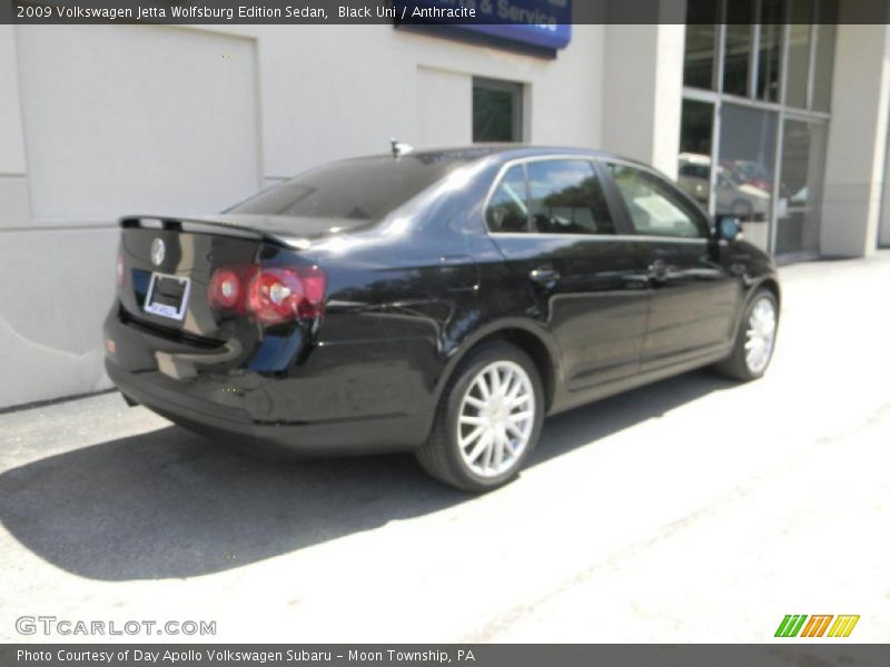 Black Uni / Anthracite 2009 Volkswagen Jetta Wolfsburg Edition Sedan