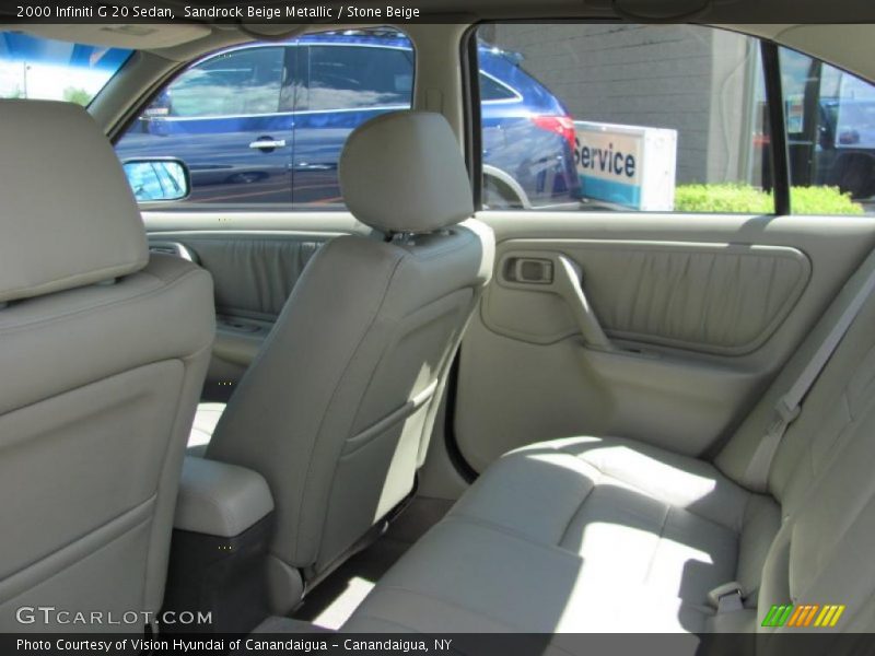 Sandrock Beige Metallic / Stone Beige 2000 Infiniti G 20 Sedan