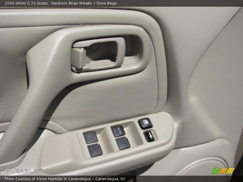 Sandrock Beige Metallic / Stone Beige 2000 Infiniti G 20 Sedan