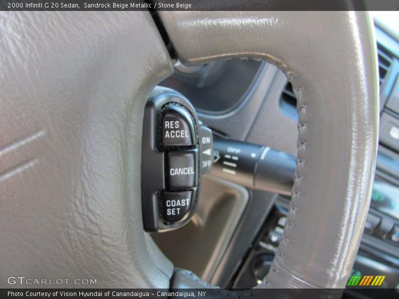 Sandrock Beige Metallic / Stone Beige 2000 Infiniti G 20 Sedan