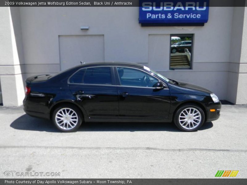 Black Uni / Anthracite 2009 Volkswagen Jetta Wolfsburg Edition Sedan