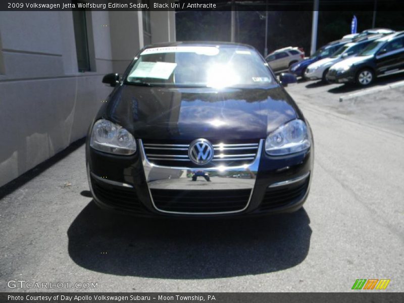 Black Uni / Anthracite 2009 Volkswagen Jetta Wolfsburg Edition Sedan