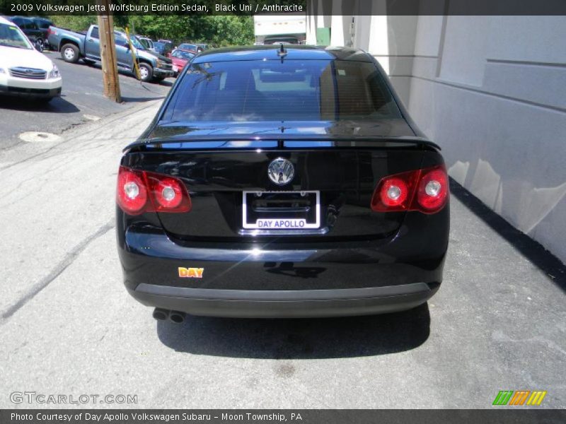 Black Uni / Anthracite 2009 Volkswagen Jetta Wolfsburg Edition Sedan