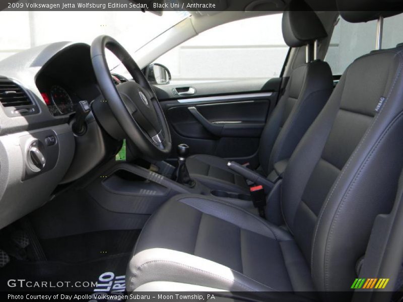 Black Uni / Anthracite 2009 Volkswagen Jetta Wolfsburg Edition Sedan