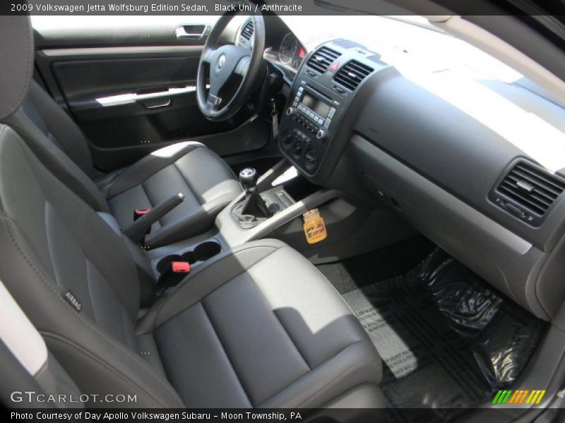 Black Uni / Anthracite 2009 Volkswagen Jetta Wolfsburg Edition Sedan