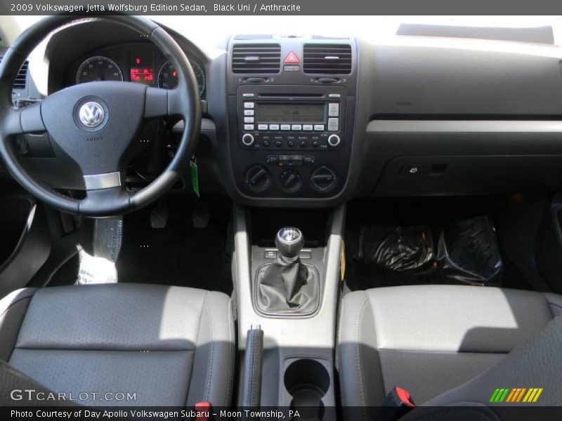 Black Uni / Anthracite 2009 Volkswagen Jetta Wolfsburg Edition Sedan