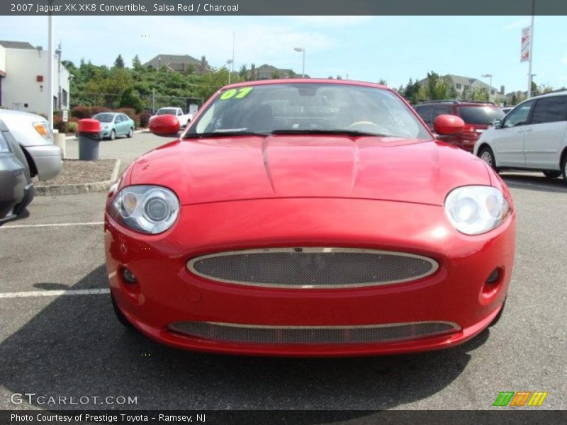 Salsa Red / Charcoal 2007 Jaguar XK XK8 Convertible
