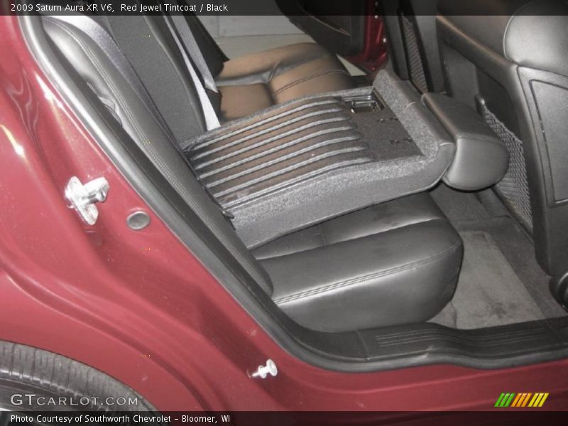 Red Jewel Tintcoat / Black 2009 Saturn Aura XR V6