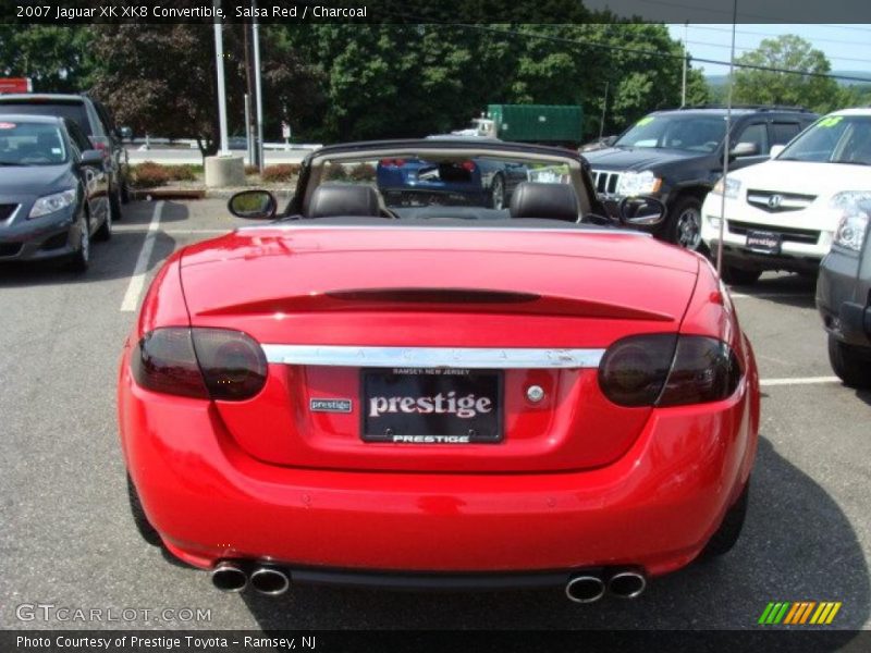 Salsa Red / Charcoal 2007 Jaguar XK XK8 Convertible