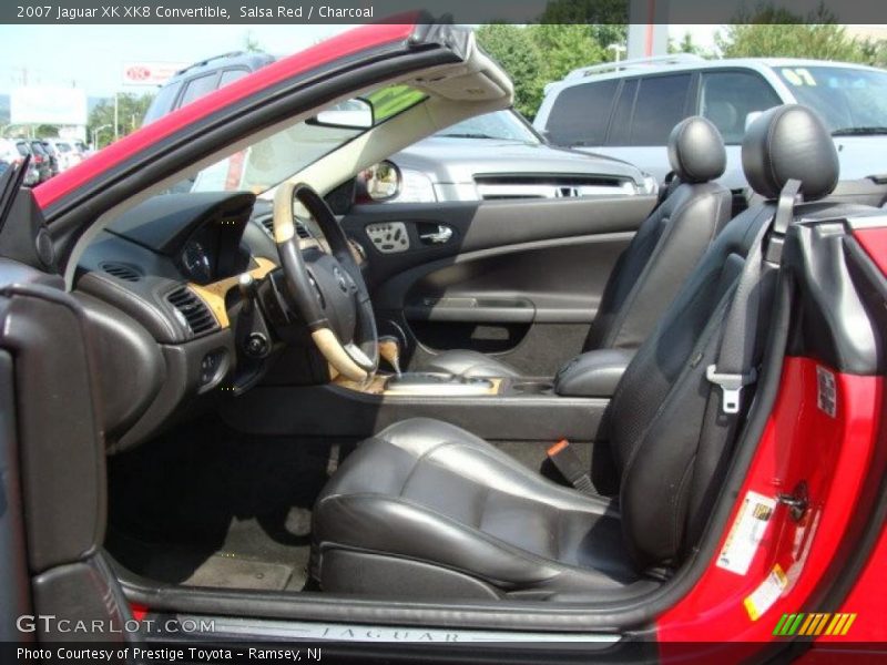 Salsa Red / Charcoal 2007 Jaguar XK XK8 Convertible