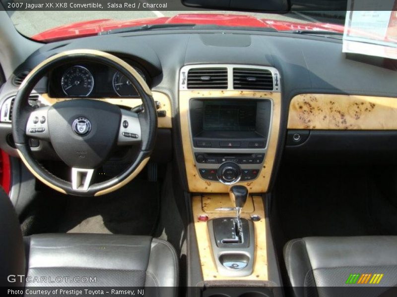 Salsa Red / Charcoal 2007 Jaguar XK XK8 Convertible