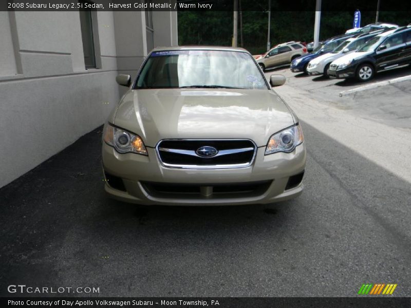 Harvest Gold Metallic / Warm Ivory 2008 Subaru Legacy 2.5i Sedan