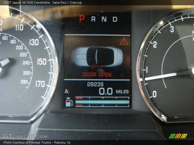 Salsa Red / Charcoal 2007 Jaguar XK XK8 Convertible