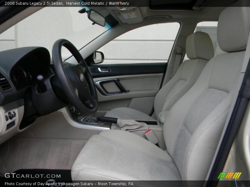 Harvest Gold Metallic / Warm Ivory 2008 Subaru Legacy 2.5i Sedan