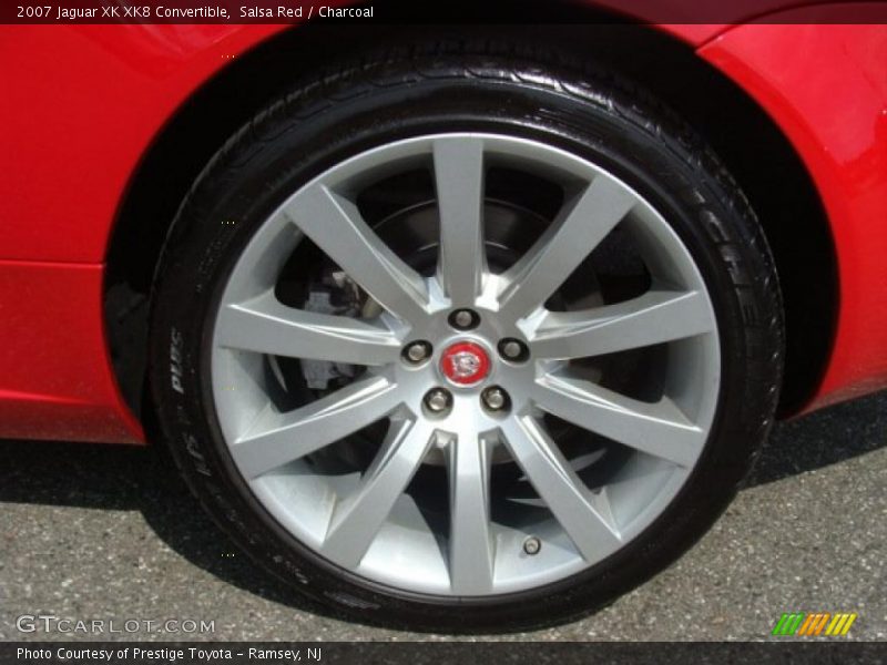 Salsa Red / Charcoal 2007 Jaguar XK XK8 Convertible
