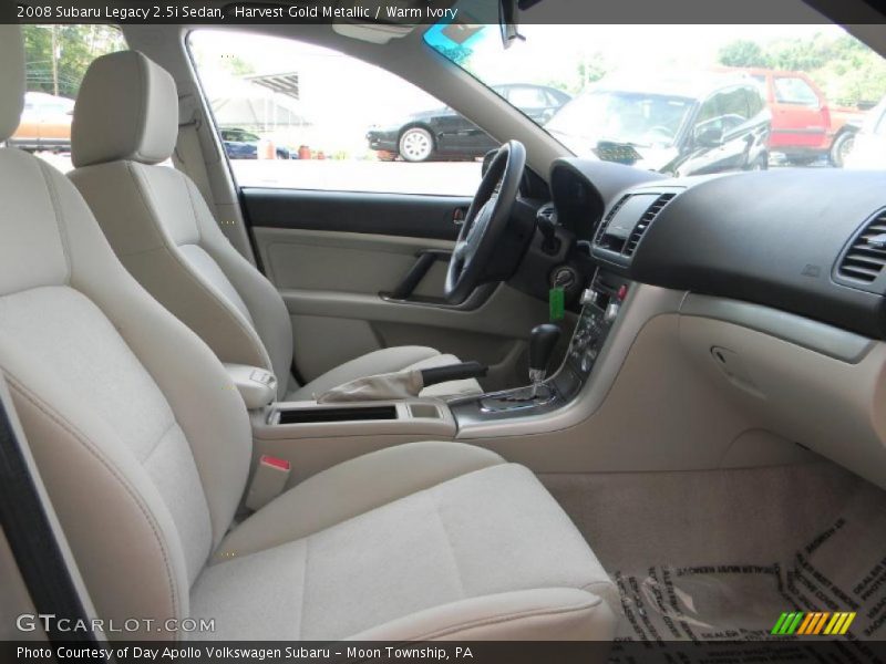Harvest Gold Metallic / Warm Ivory 2008 Subaru Legacy 2.5i Sedan