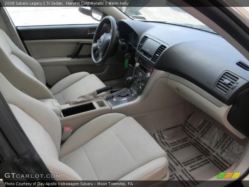 Harvest Gold Metallic / Warm Ivory 2008 Subaru Legacy 2.5i Sedan