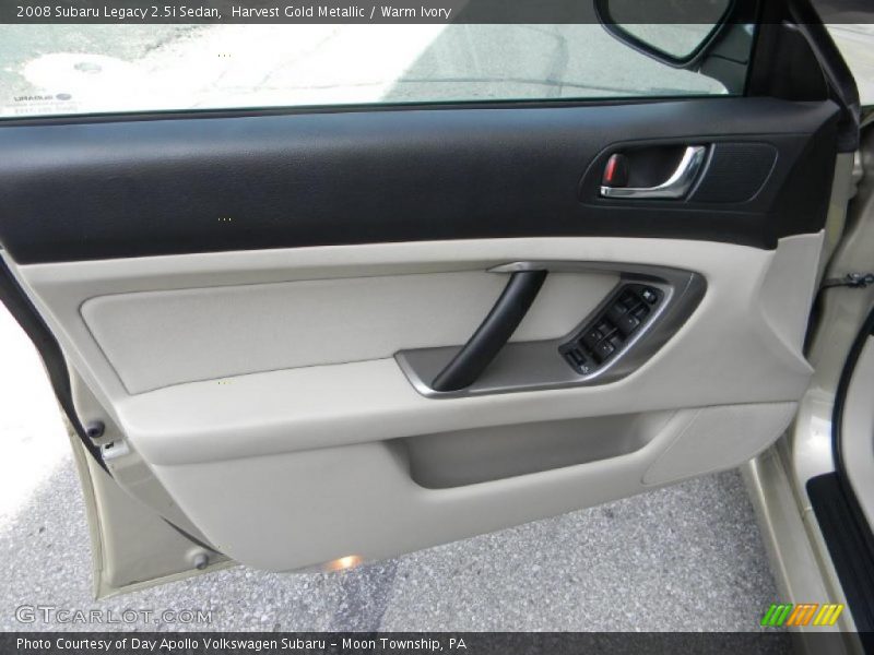 Harvest Gold Metallic / Warm Ivory 2008 Subaru Legacy 2.5i Sedan