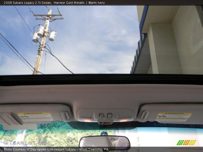 Harvest Gold Metallic / Warm Ivory 2008 Subaru Legacy 2.5i Sedan