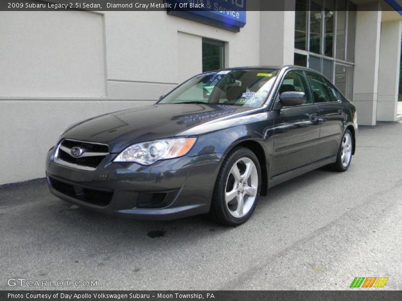 Diamond Gray Metallic / Off Black 2009 Subaru Legacy 2.5i Sedan