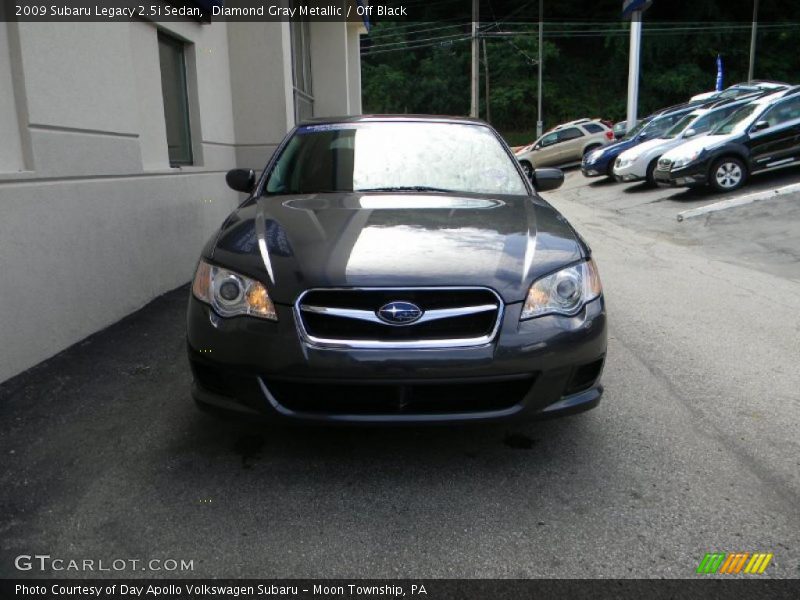 Diamond Gray Metallic / Off Black 2009 Subaru Legacy 2.5i Sedan
