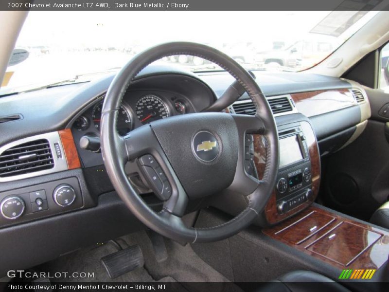 Dark Blue Metallic / Ebony 2007 Chevrolet Avalanche LTZ 4WD