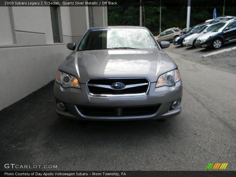 Quartz Silver Metallic / Off Black 2009 Subaru Legacy 2.5i Sedan