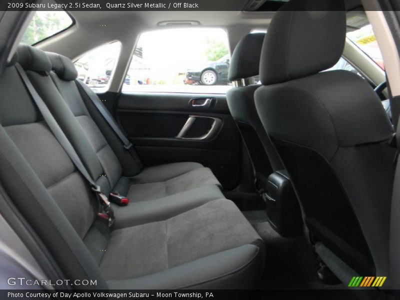 Quartz Silver Metallic / Off Black 2009 Subaru Legacy 2.5i Sedan