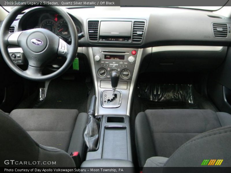 Quartz Silver Metallic / Off Black 2009 Subaru Legacy 2.5i Sedan
