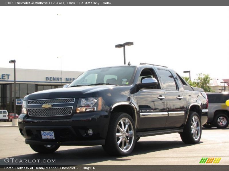 Dark Blue Metallic / Ebony 2007 Chevrolet Avalanche LTZ 4WD