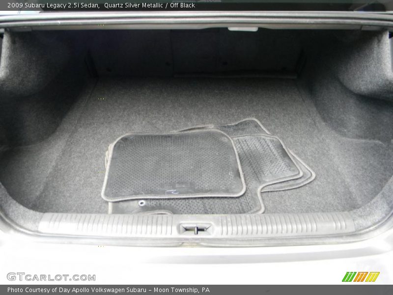 Quartz Silver Metallic / Off Black 2009 Subaru Legacy 2.5i Sedan