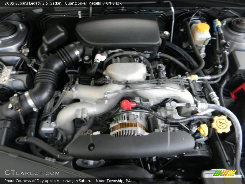 Quartz Silver Metallic / Off Black 2009 Subaru Legacy 2.5i Sedan